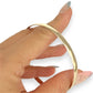 NZGD | 9ct Gold Burnished Classic PROUDS Bangle 65.0mm