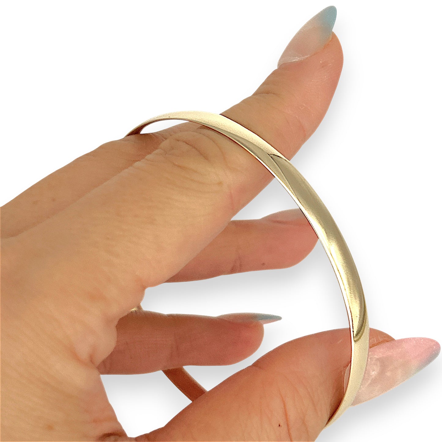 NZGD | 9ct Gold Burnished Classic PROUDS Bangle 65.0mm
