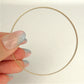 NZGD | 9ct Gold Burnished Classic PROUDS Bangle 65.0mm