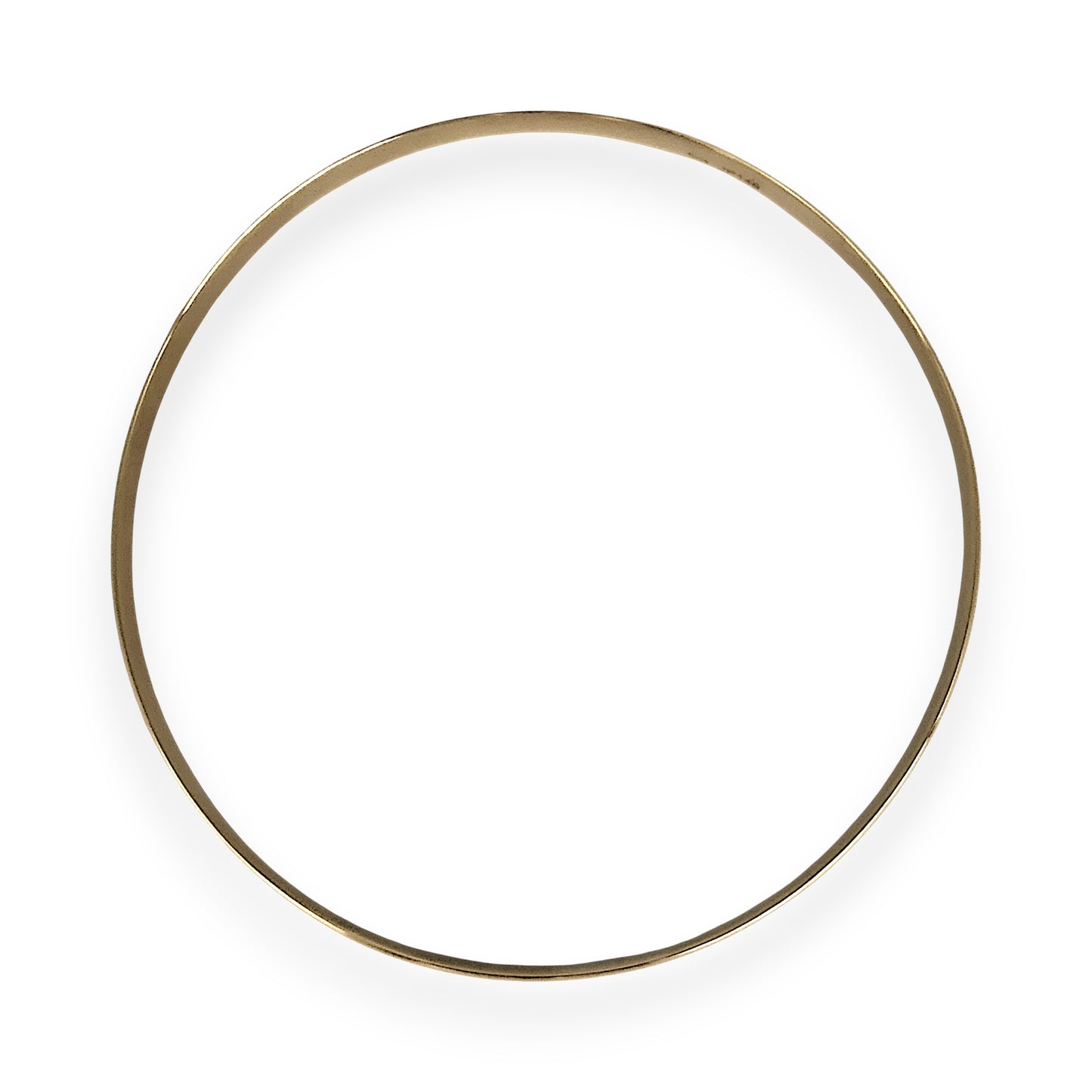 NZGD | 9ct Gold Burnished Classic PROUDS Bangle 65.0mm