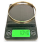 NZGD | 9ct Gold Burnished Classic PROUDS Bangle 65.0mm