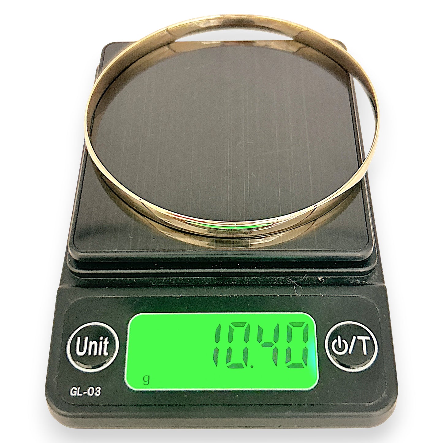 NZGD | 9ct Gold Burnished Classic PROUDS Bangle 65.0mm