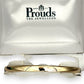 NZGD | 9ct Gold Burnished Classic PROUDS Bangle 65.0mm