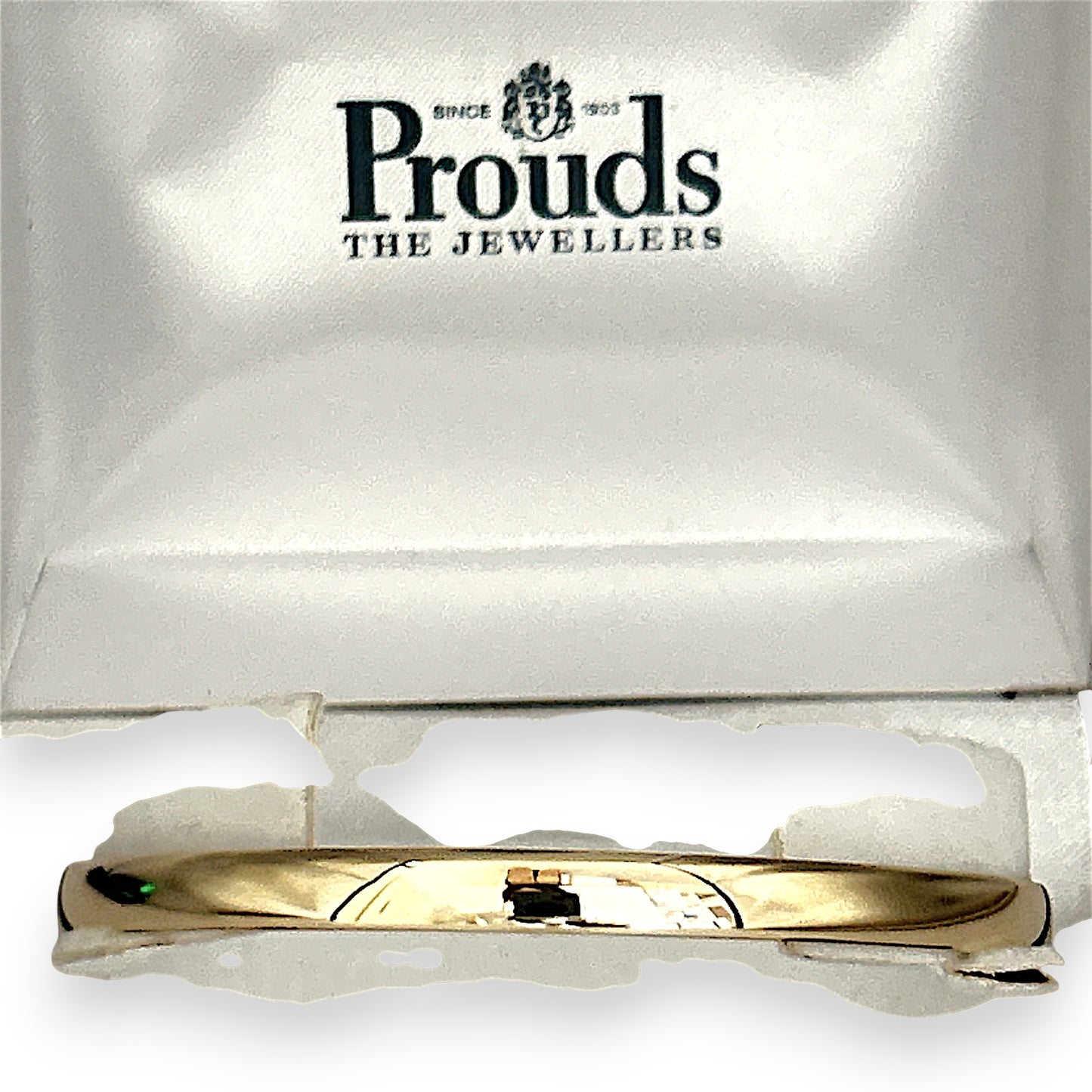 NZGD | 9ct Gold Burnished Classic PROUDS Bangle 65.0mm