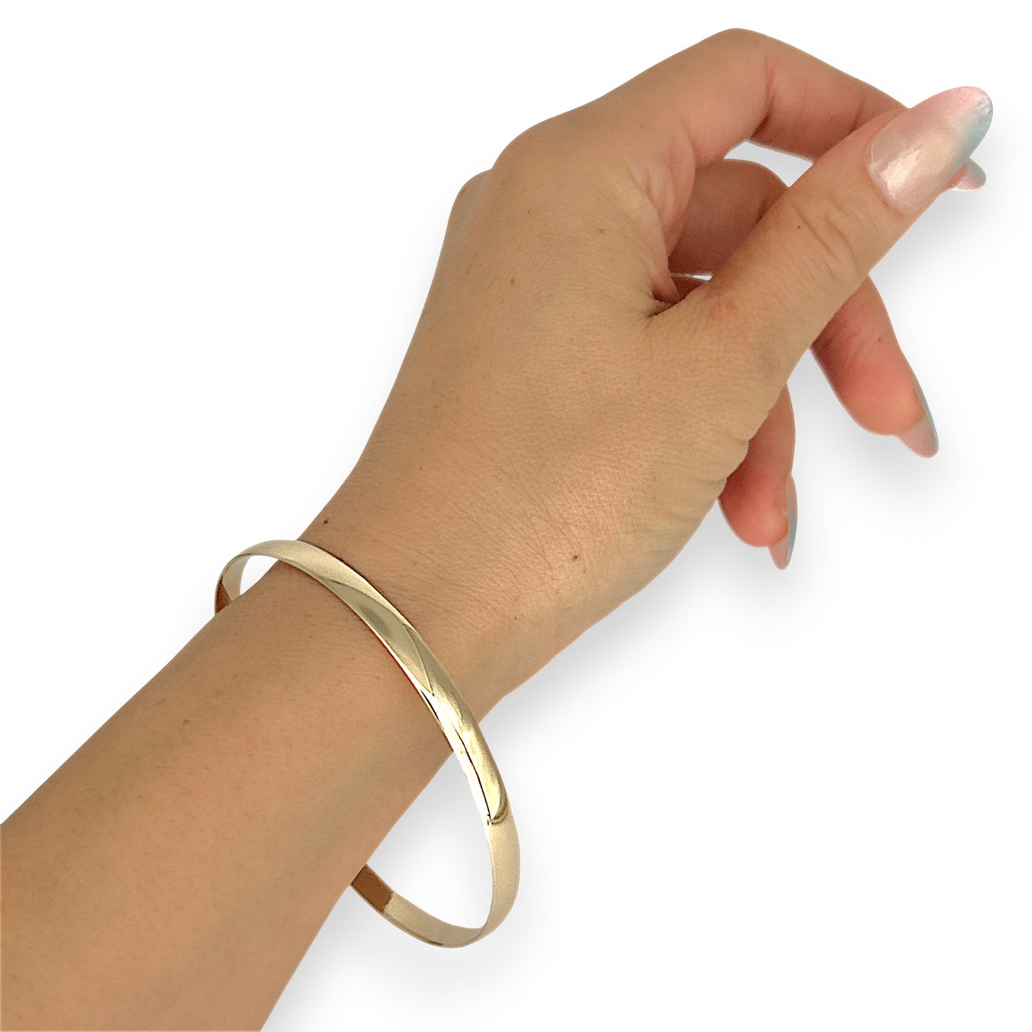 NZGD | 9ct Gold Burnished Classic PROUDS Bangle 65.0mm