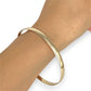 NZGD | 9ct Gold Burnished Classic PROUDS Bangle 65.0mm