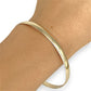 NZGD | 9ct Gold Burnished Classic PROUDS Bangle 65.0mm