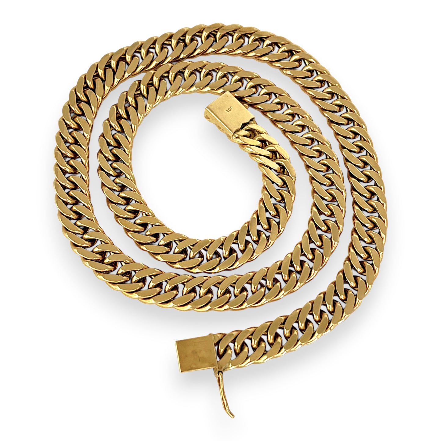 NZGD | 9ct Gold Behemoth Heavy 141.93g Curb Chain 55cm