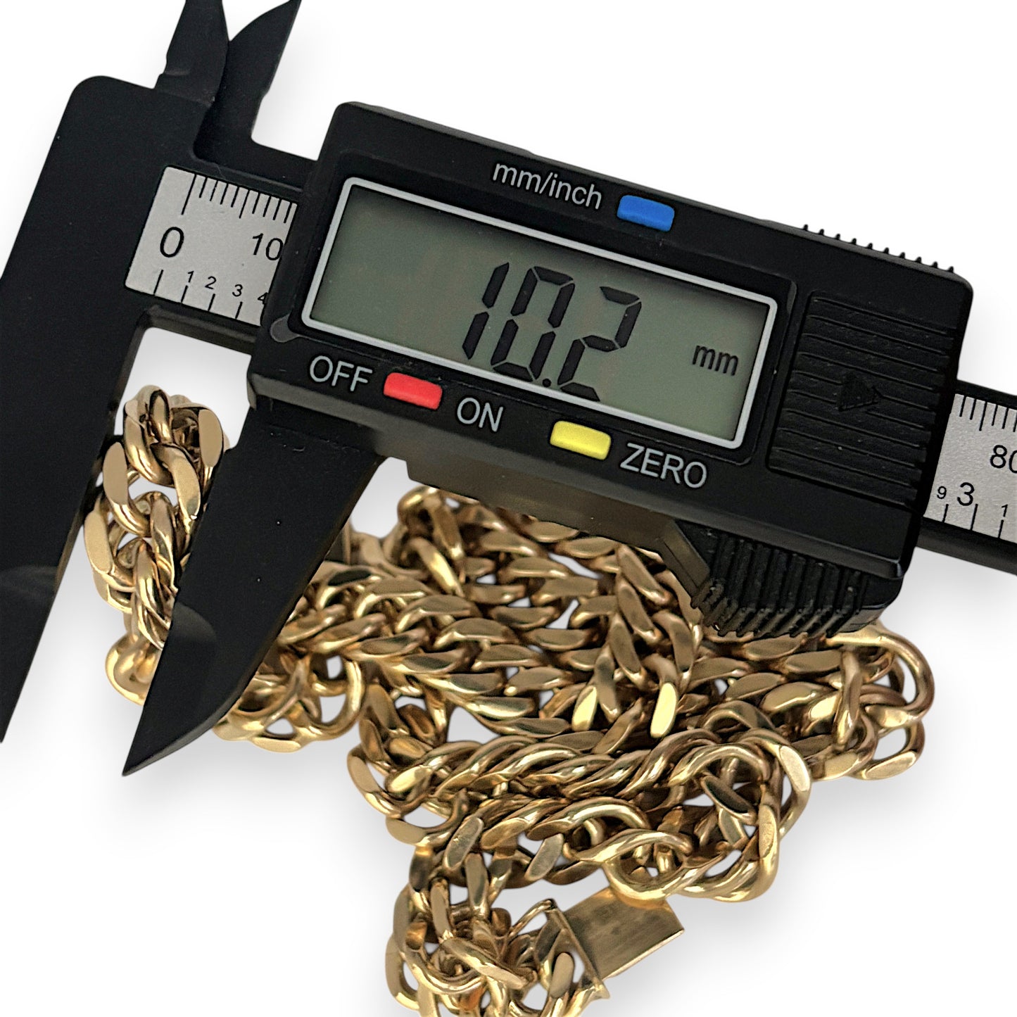 NZGD | 9ct Gold Behemoth Heavy 141.93g Curb Chain 55cm