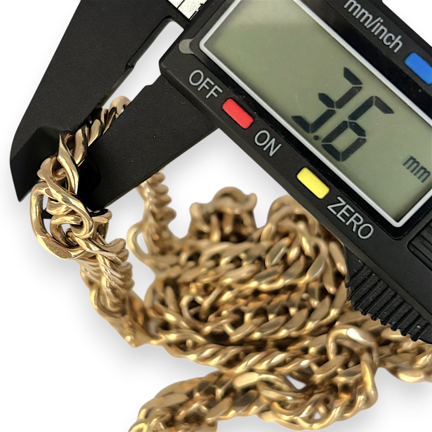 NZGD | 9ct Gold Behemoth Heavy 141.93g Curb Chain 55cm