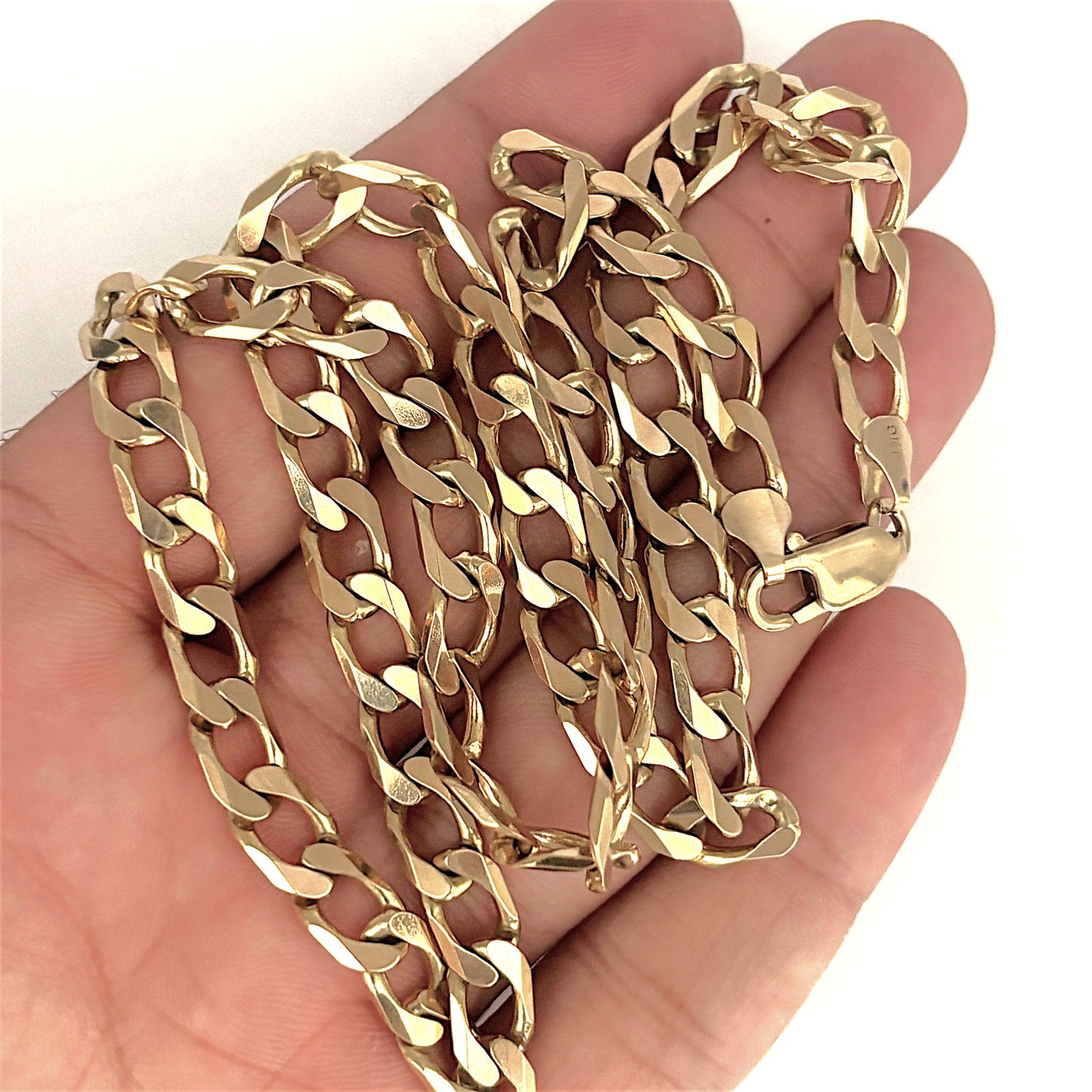 NZGD | 9ct Gold Seraphine Curb Link Chain 57cm