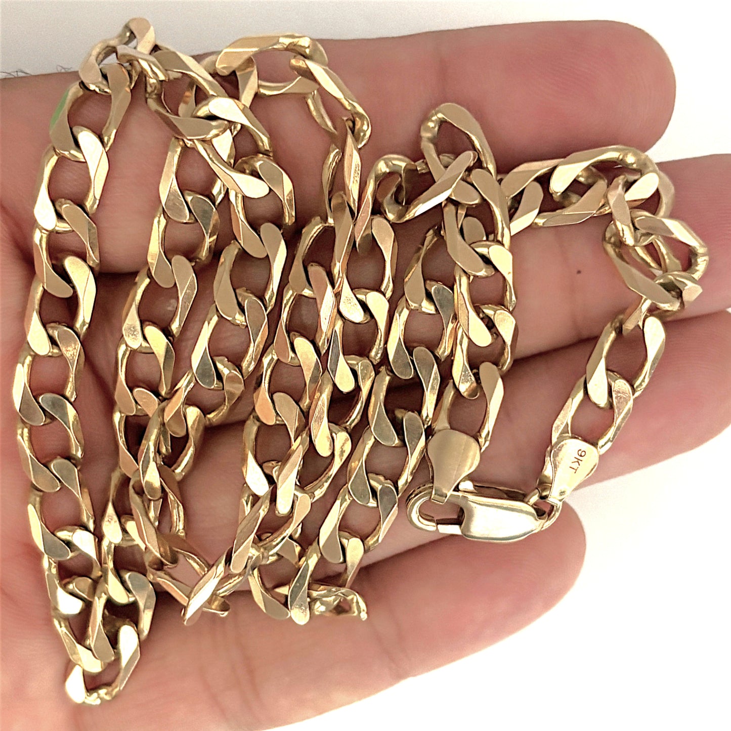 NZGD | 9ct Gold Seraphine Curb Link Chain 57cm