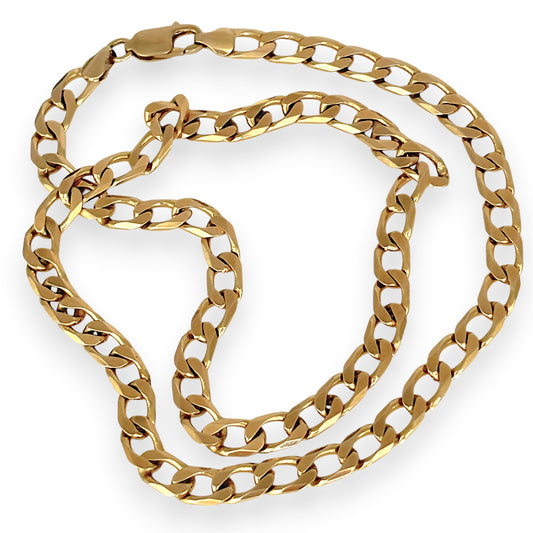 NZGD | 9ct Gold Seraphine Curb Link Chain 57cm