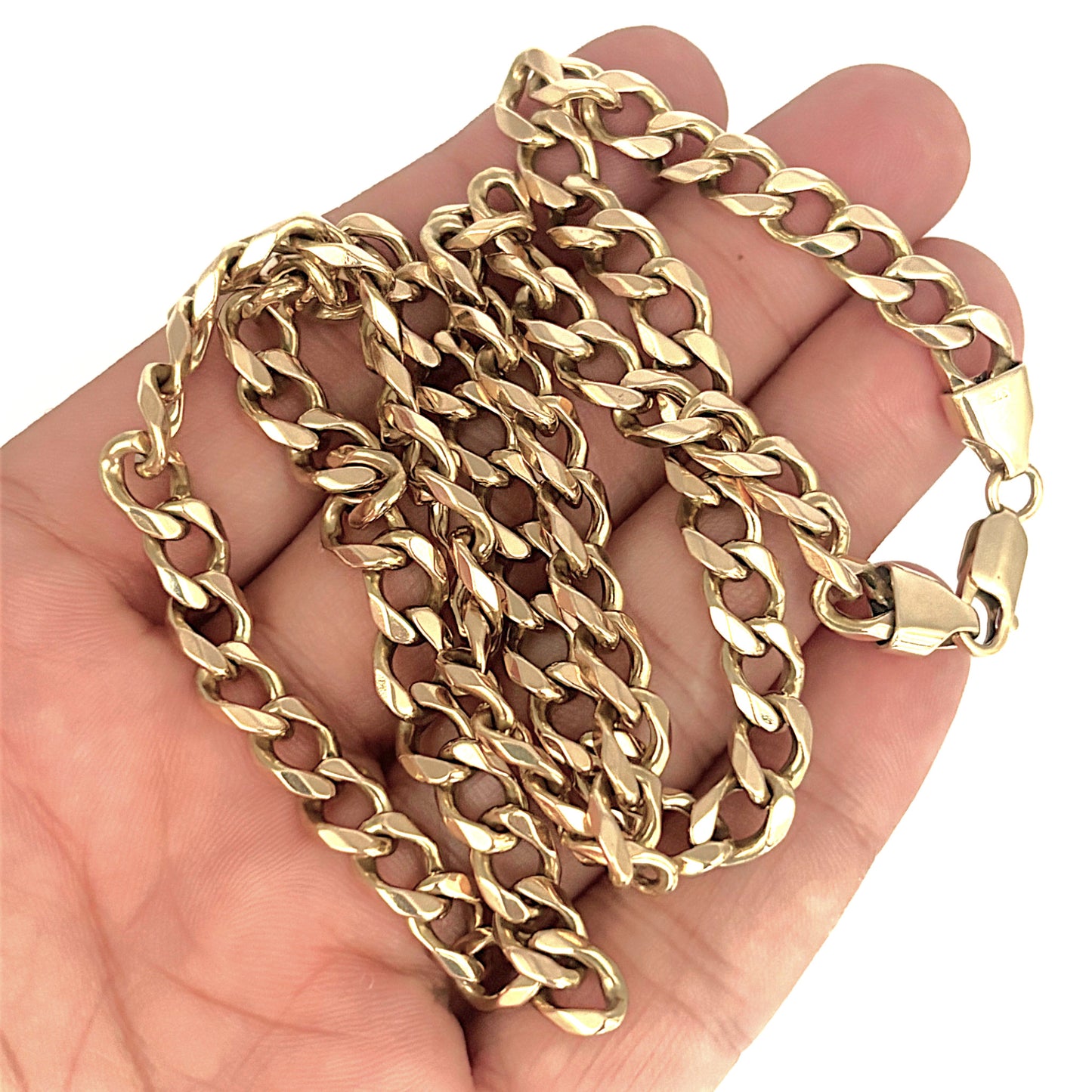NZGD | 9ct Gold Eternal Monarch Curb Chain 60cm