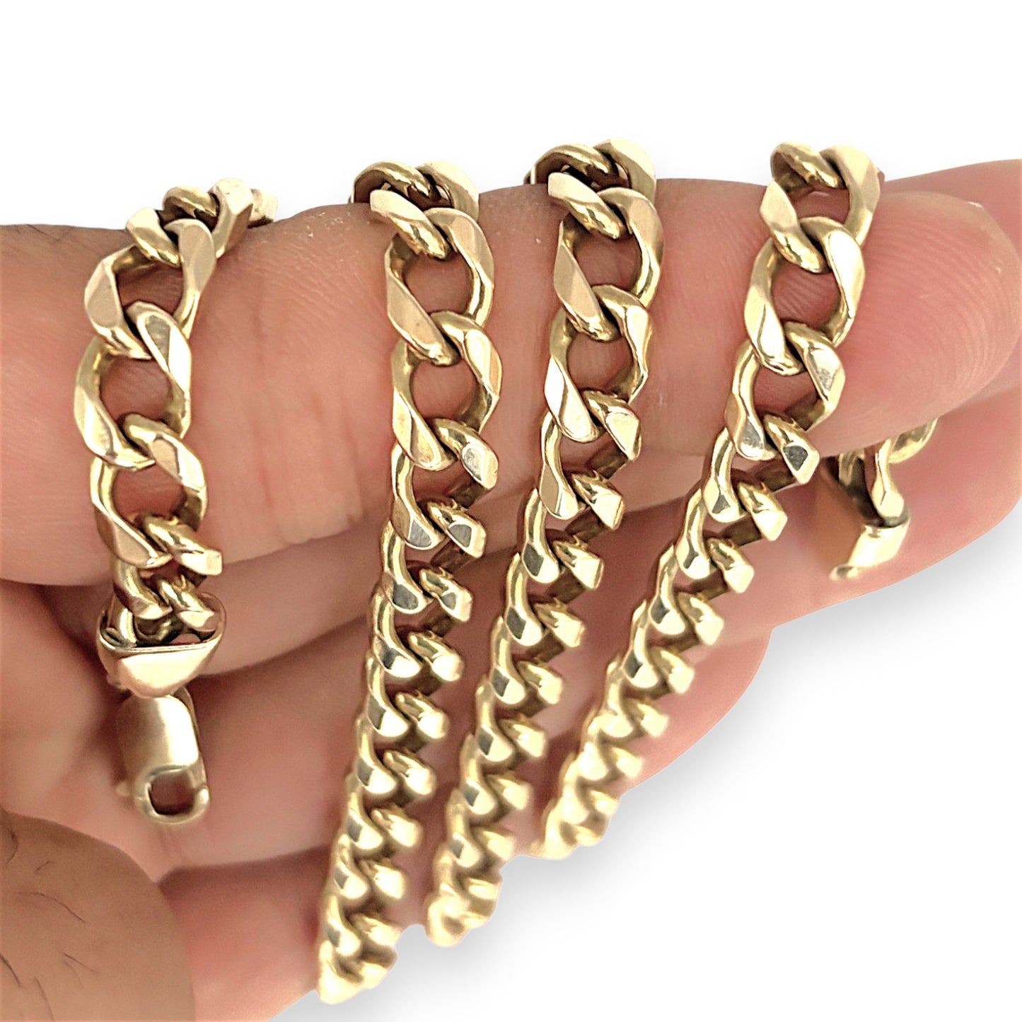 NZGD | 9ct Gold Eternal Monarch Curb Chain 60cm