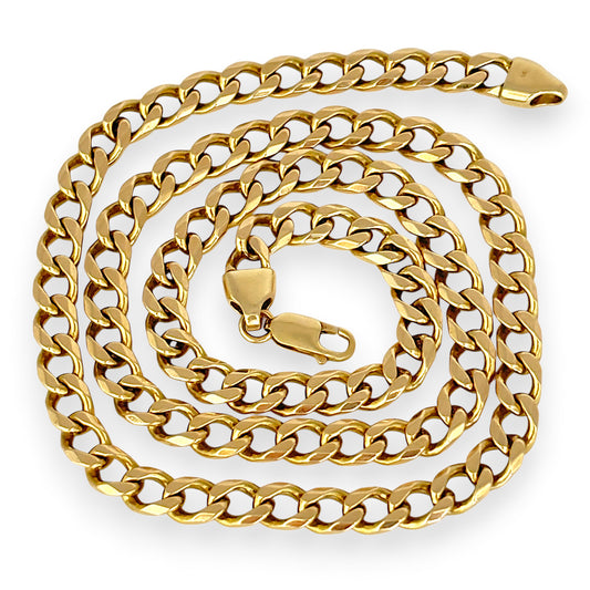 NZGD | 9ct Gold Eternal Monarch Curb Chain 60cm