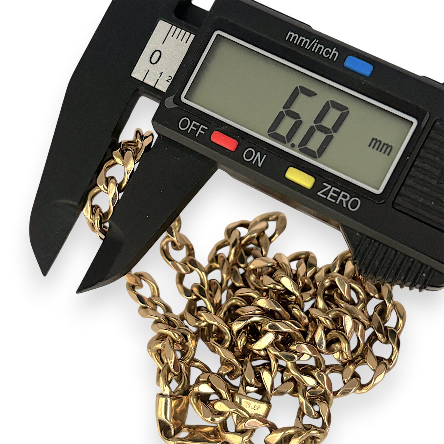 NZGD | 9ct Gold Eternal Monarch Curb Chain 60cm