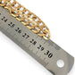 NZGD | 9ct Gold Lustre Royale Curb Chain 58cm