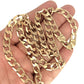 NZGD | 9ct Gold Lustre Royale Curb Chain 58cm
