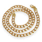 NZGD | 9ct Gold Lustre Royale Curb Chain 58cm