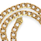 NZGD | 9ct Gold Lustre Royale Curb Chain 58cm