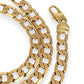NZGD | 9ct Gold Lustre Royale Curb Chain 58cm