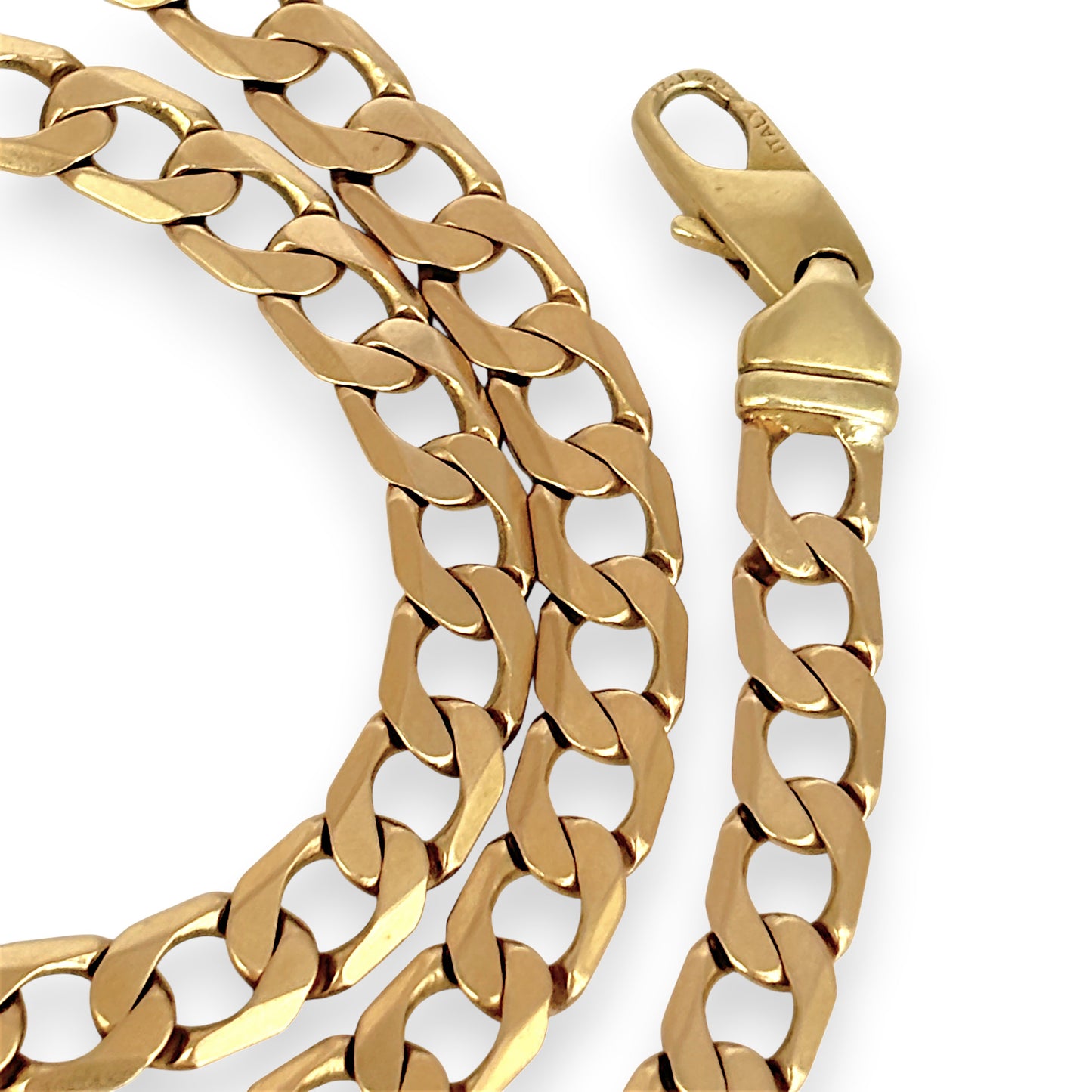 NZGD | 9ct Gold Lustre Royale Curb Chain 58cm