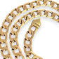 NZGD | 9ct Gold Lustre Royale Curb Chain 58cm
