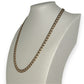 NZGD | 9ct Gold Lustre Royale Curb Chain 58cm
