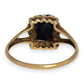 9ct Gold Sapphire Ring, Size O. R # 336