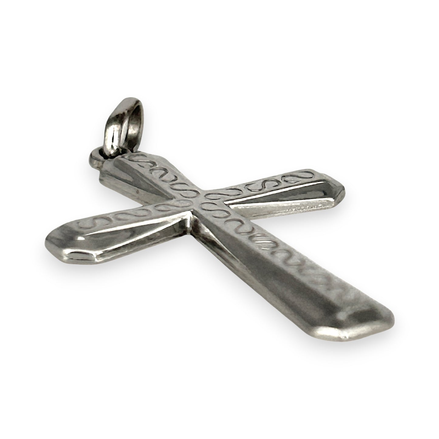 NZGD | 9ct White Gold Pure Radiance Cross Pendant