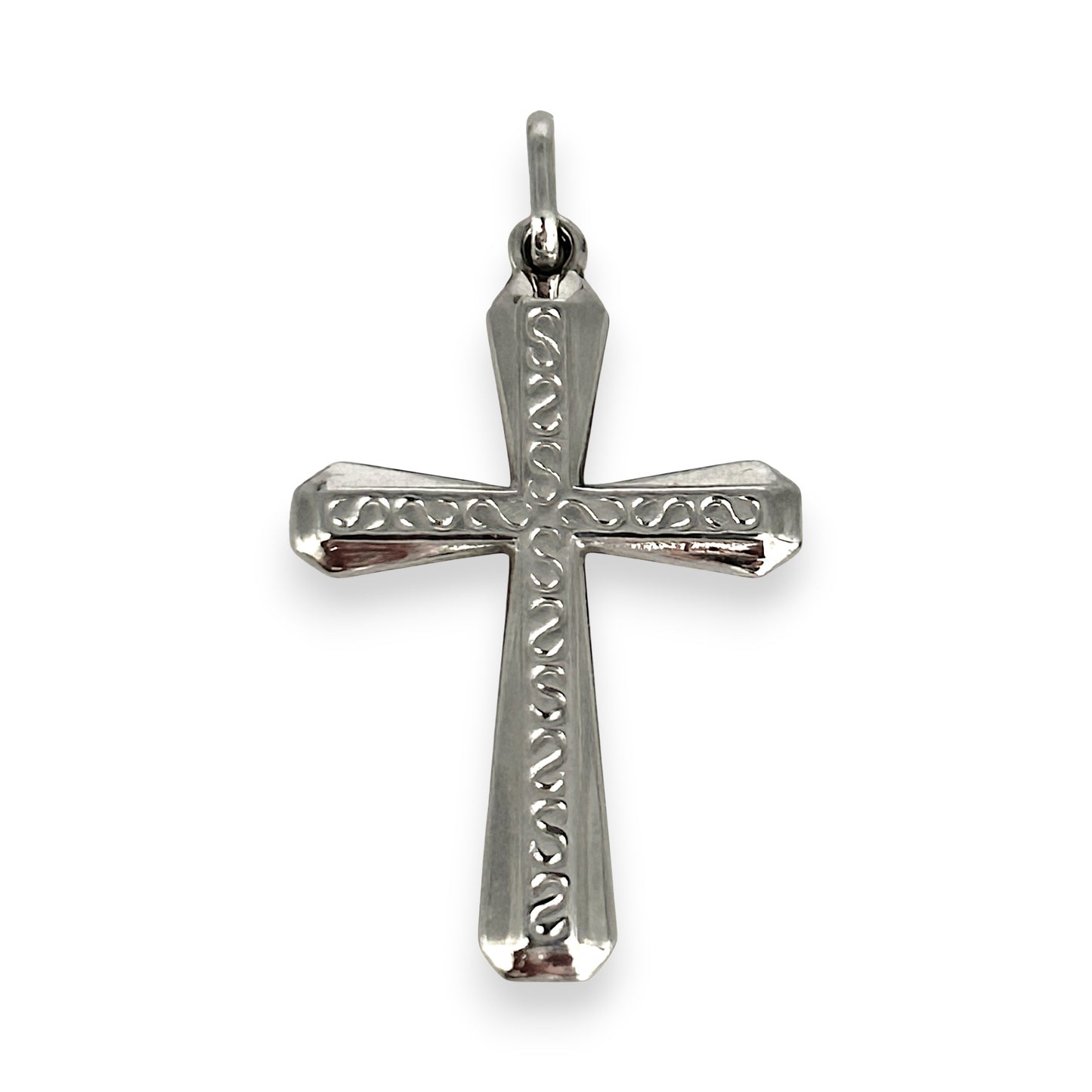 NZGD | 9ct White Gold Pure Radiance Cross Pendant