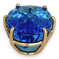 BRAND NEW | Statement 31.07ct Blue Topaz Pendant in 9ct Gold Valuation $3,900
