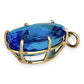 BRAND NEW | Statement 31.07ct Blue Topaz Pendant in 9ct Gold Valuation $3,900