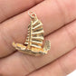 BRAND NEW | 14ct Gold Golden Voyager Charm / Pendant