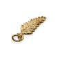 BRAND NEW | 9ct Gold Golden Silver‑Fern Spirit Charm \ Pendant