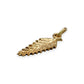 BRAND NEW | 9ct Gold Golden Silver‑Fern Spirit Charm \ Pendant