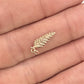 BRAND NEW | 9ct Gold Golden Silver‑Fern Spirit Charm \ Pendant