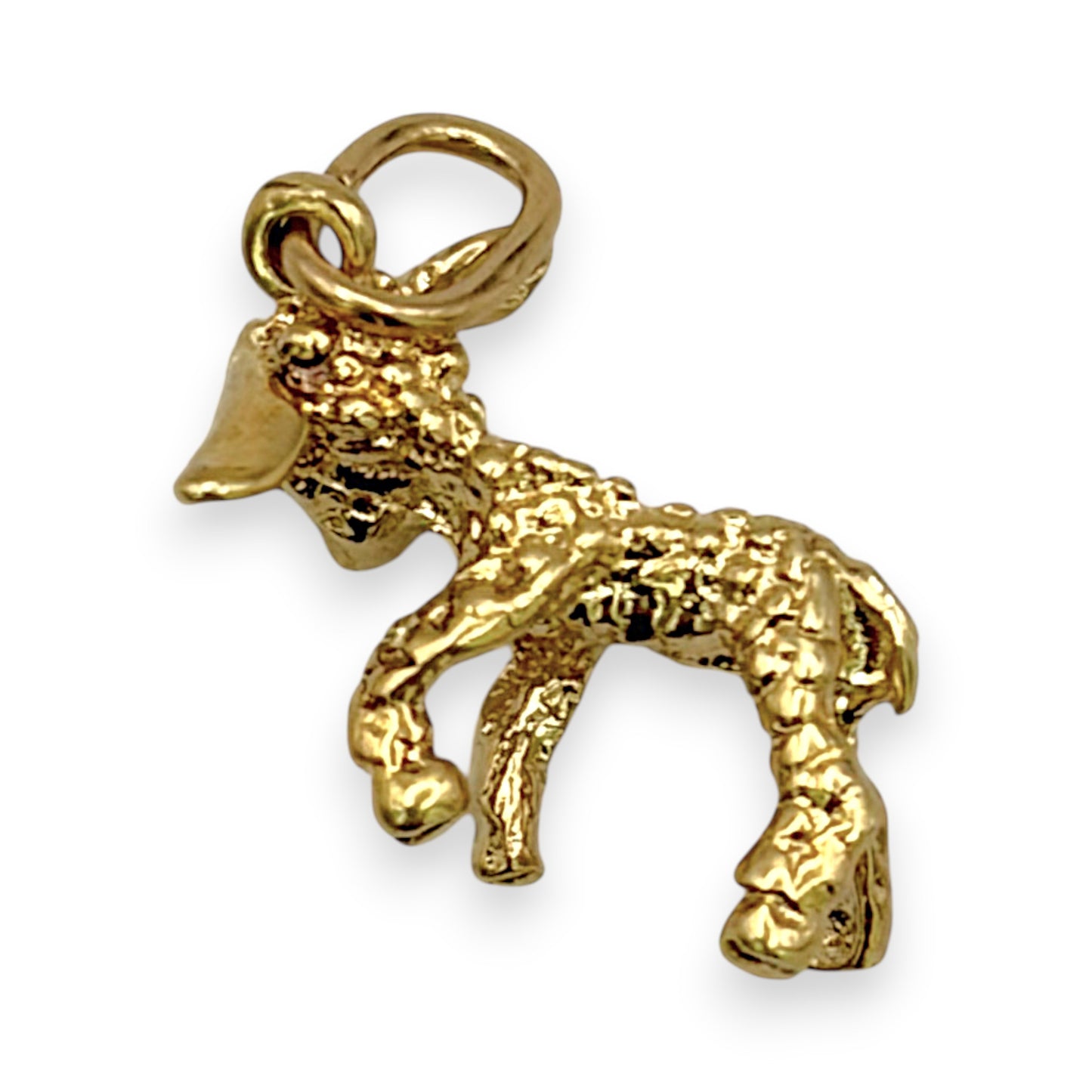 BRAND NEW | 9ct Gold Lamb of Light Charm / Pendant