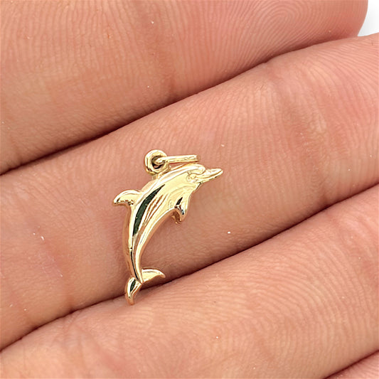 NZGD | 9ct Gold Golden Ocean Leap Charm