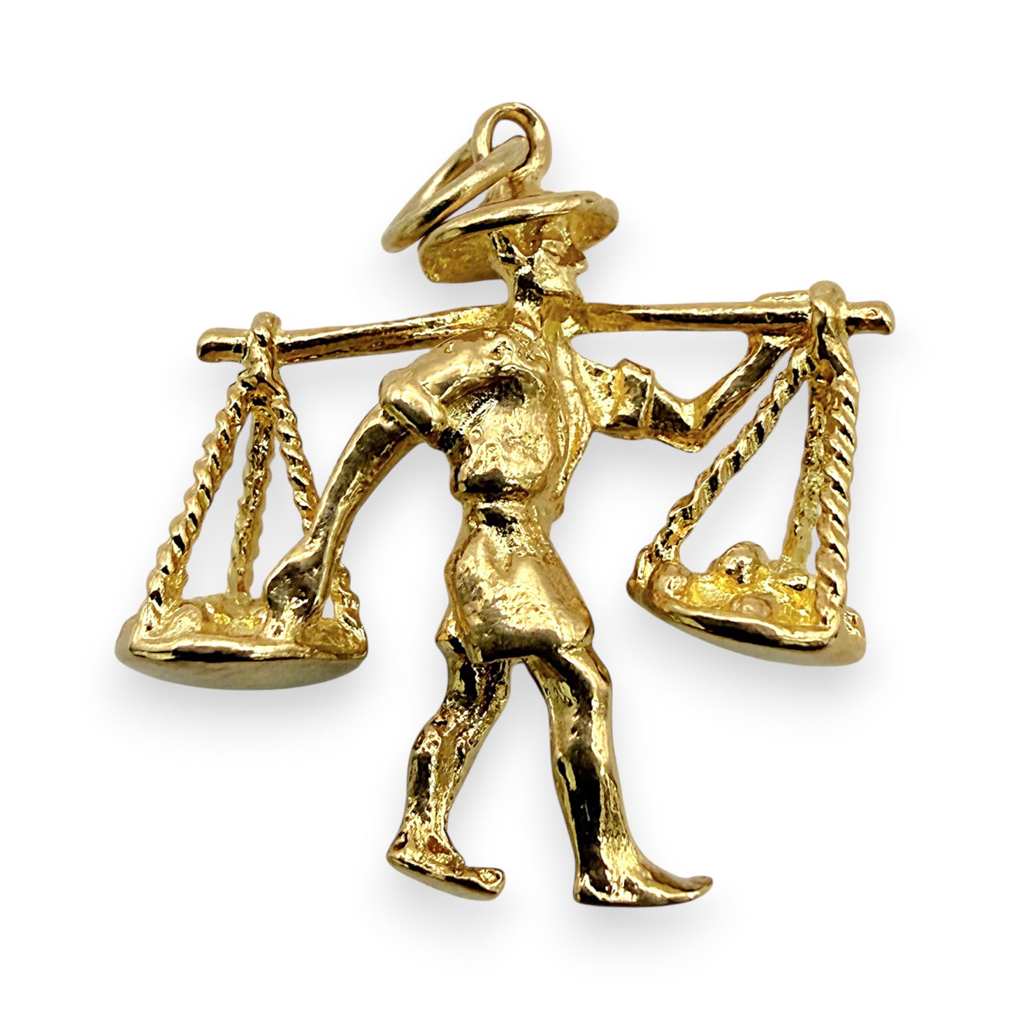 BRAND NEW | 14ct Gold Vintage Market Porter  Charm