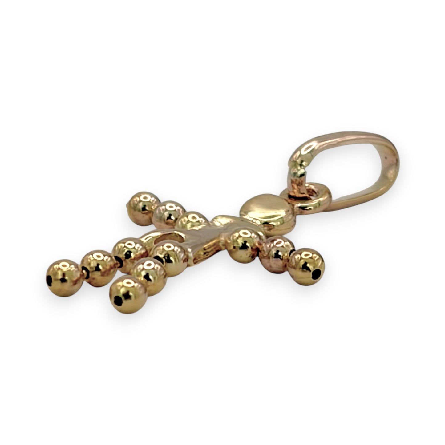 BRAND NEW | 9ct Gold Auric Vintage Stick‑Man Charm