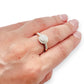 9ct Gold Double Tier Round Diamond Ring. Valuation $2,050. R # 339