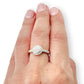 9ct Gold Double Tier Round Diamond Ring. Valuation $2,050. R # 339