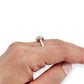 9ct Gold Double Tier Round Diamond Ring. Valuation $2,050. R # 339