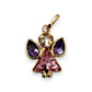 BRAND NEW | 9ct Gold Golden Guardian Angel CZ Pendant / Charm