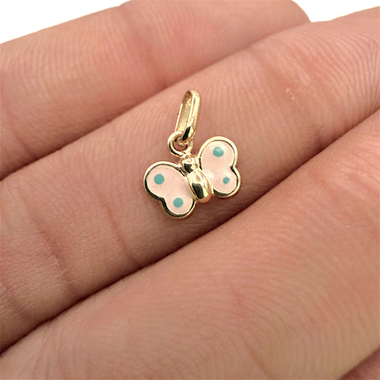 BRAND NEW | 9ct Gold Sweetheart Butterfly Charm / Pendant