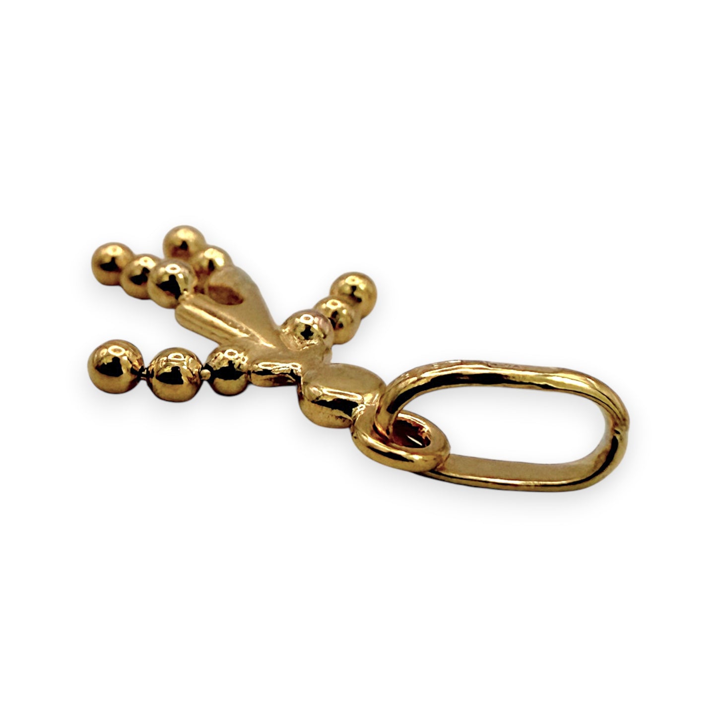 BRAND NEW | 9ct Gold Auric Vintage Stick‑Man Charm- UNOAERRE