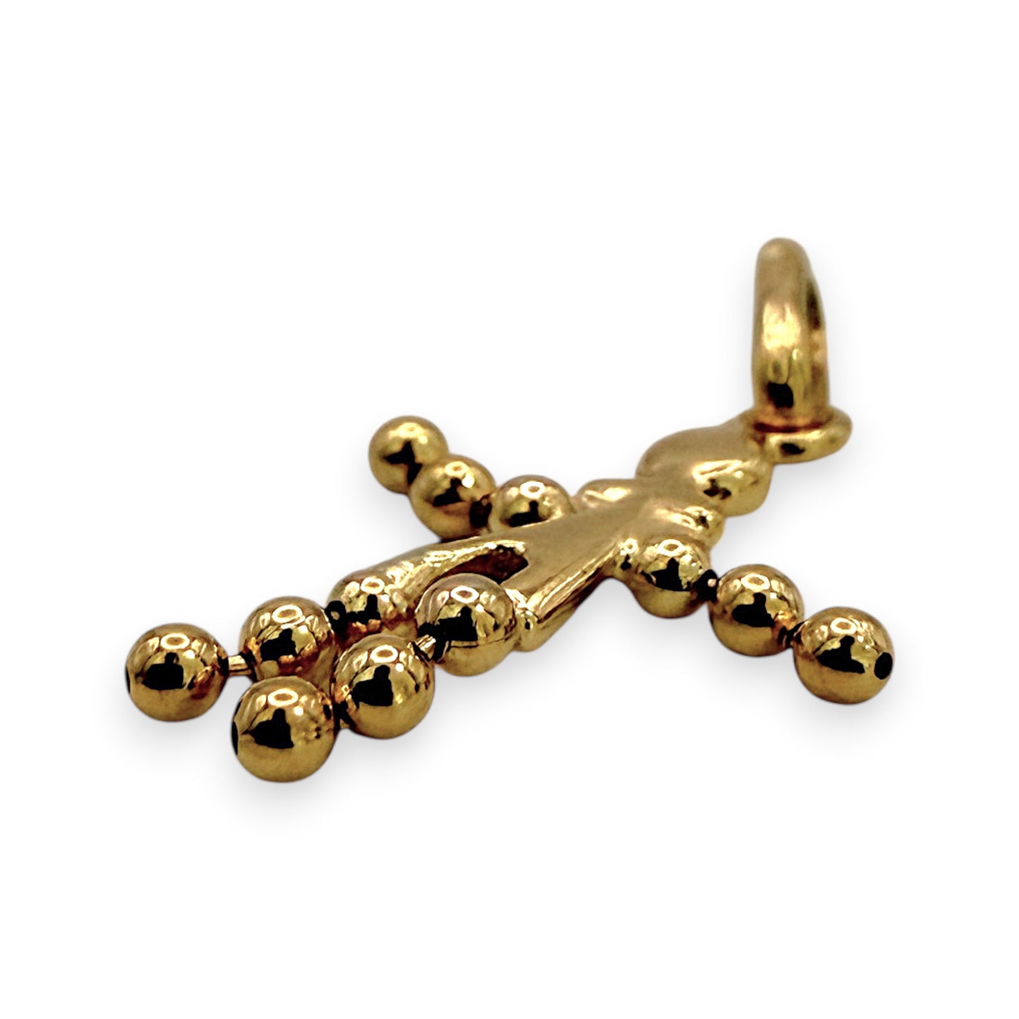 BRAND NEW | 9ct Gold Auric Vintage Stick‑Man Charm- UNOAERRE