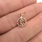 BRAND NEW| 9ct Gold Elegant “E” Charm/Pendant 9.4mm